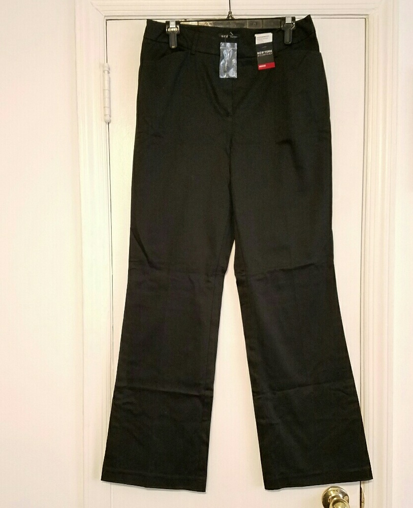 New York & Co Black Size 10 Madison Trouser NWT